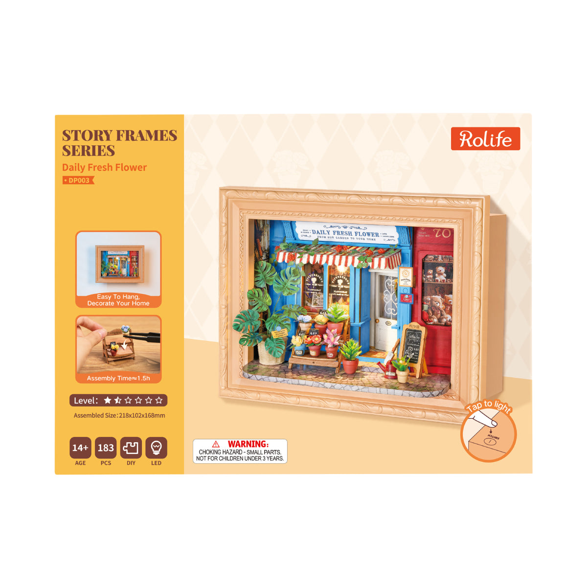 Rolife: Daily Fresh Flower DIY Story Frames Puzzle Kit - (DP003)