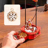 Rolife: Santa on Sleigh DIY Miniature Puzzle Kit - (MCD05)