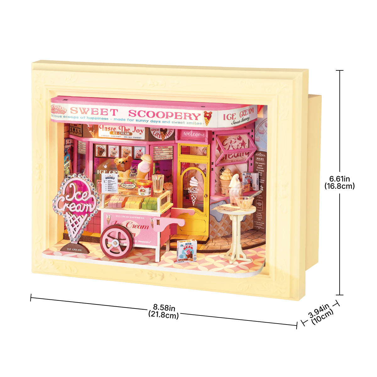 Rolife: Sweet Scoopery Ice Cream DIY Story Frames Puzzle Kit - (DP002)