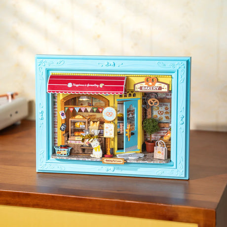 Rolife: Fluffy Cat Bakery DIY Story Frames Puzzle Kit - (DP001)