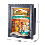 Rolife: Old Times Bookstore DIY Story Frames Puzzle Kit - (DP004)