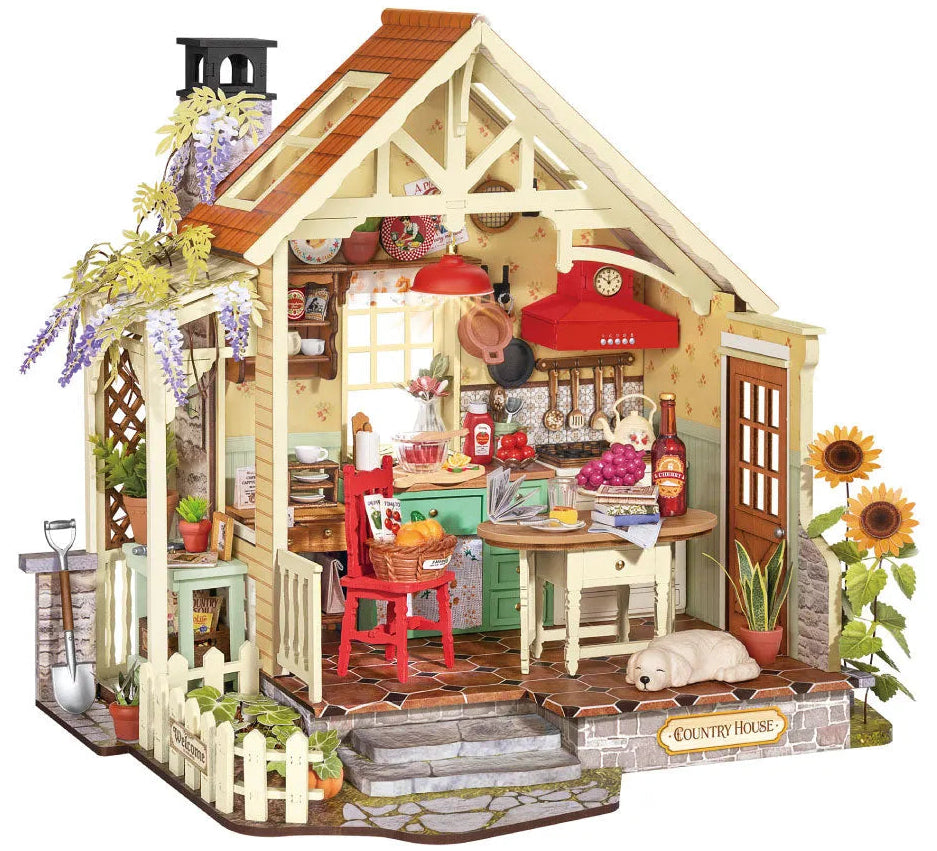 Rolife: Sunlit Farmhouse Kitchen DIY Miniature Puzzle Kit - (DH101)