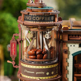 Rokr: Dream Coffee Factory DIY Miniature Puzzle Kit - (EAB02)