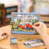 Rolife: Red Boats DIY Miniature Puzzle Kit - (TH004)