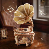 Rokr: Diva Gramophone DIY Miniature Puzzle Kit - (AMK82)
