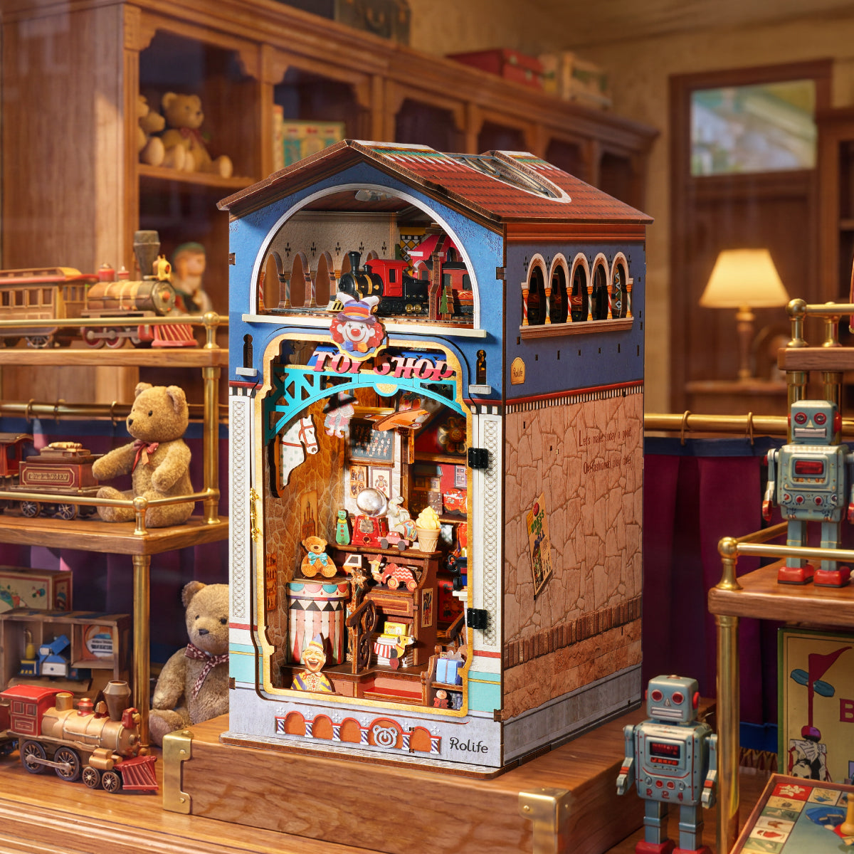 Rolife: Treasure Toy Shop DIY Book Nook Puzzle Kit - (TGB23)