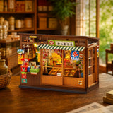 Rolife: Nostalgic Corner Shop DIY Book Nook Puzzle Kit - (TGE05)