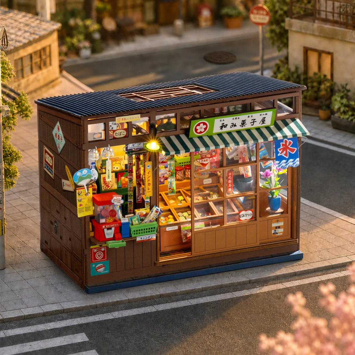 Rolife: Nostalgic Corner Shop DIY Book Nook Puzzle Kit - (TGE05)