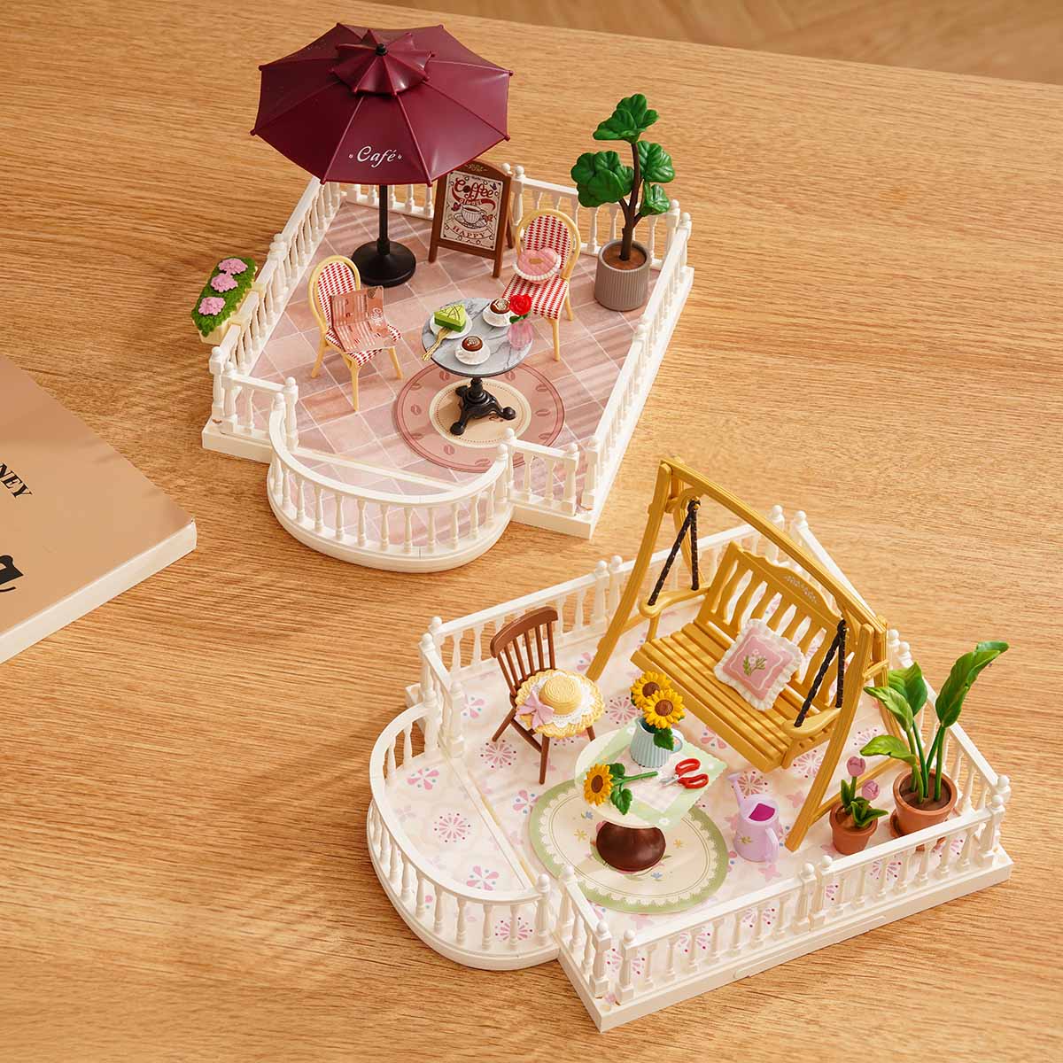 Rolife: Chic Café Terrace - Super Creator Plastic DIY Miniature Puzzle