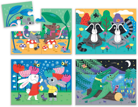 MudPuppy: 4-In-A-Box Puzzle Sets - Mindfulness