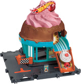 Hot Wheels: Downtown Ice Cream Swirl Playset