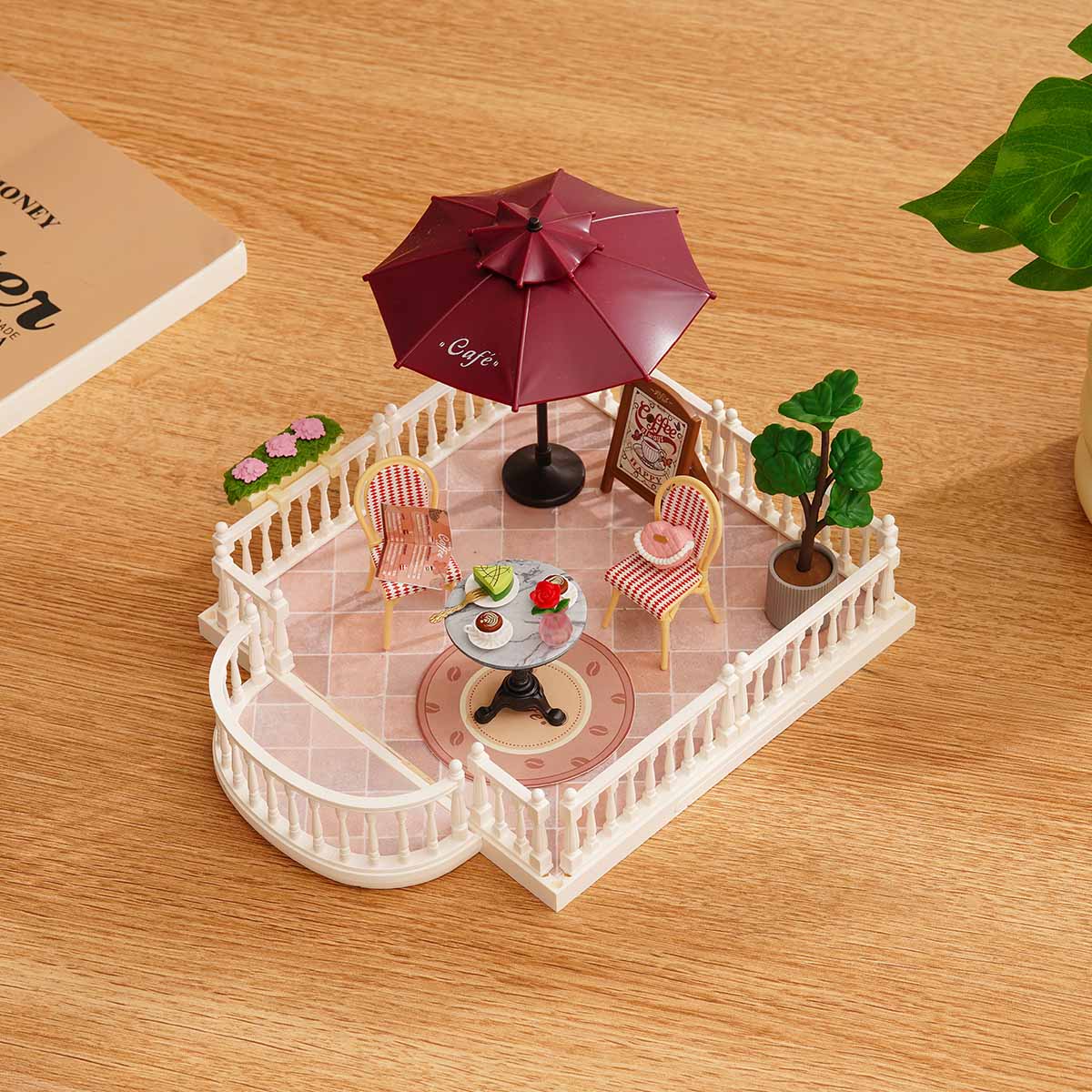 Rolife: Chic Café Terrace - Super Creator Plastic DIY Miniature Puzzle