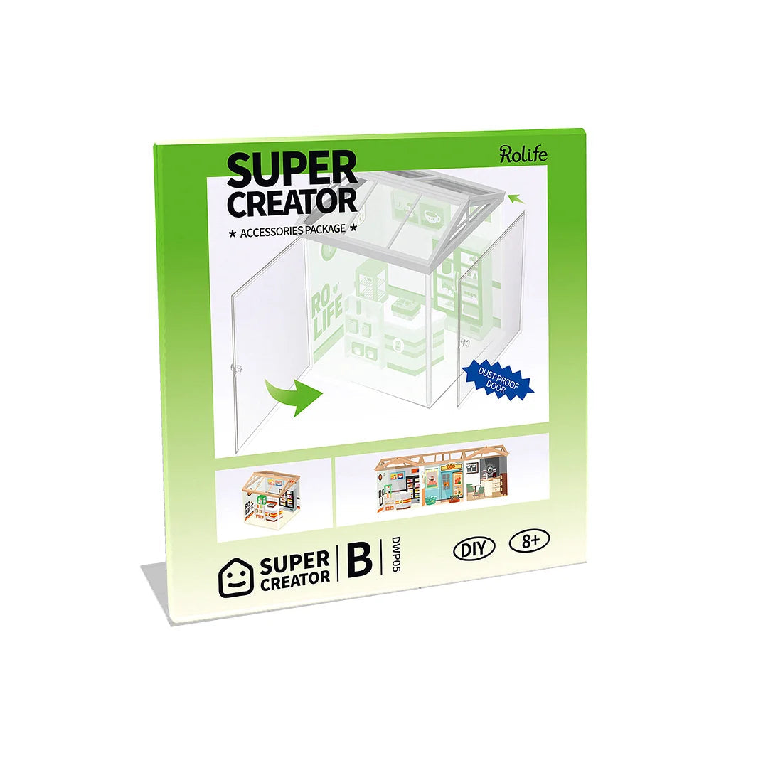 Rolife: Dust-Proof Door B - Super Creator Plastic DIY Miniature Puzzle