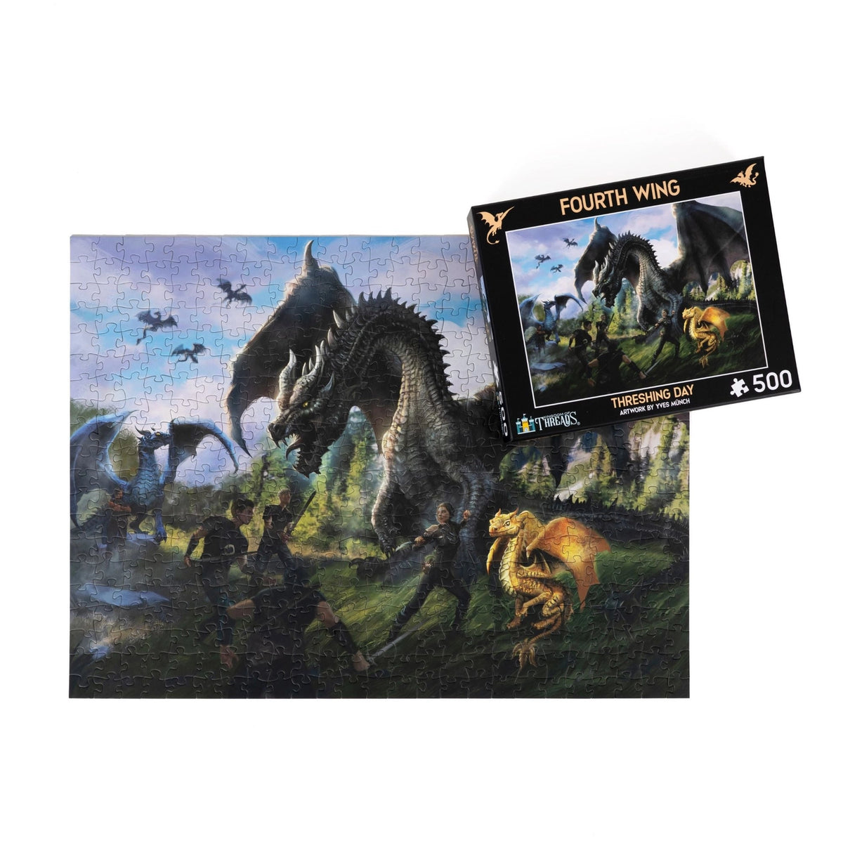 Kingdom of Threads: Threshing Day 500-Piece Puzzle | Fourth Wing