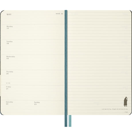 Moleskine: Limited Edition LOTR Diary - 12 Month Weekly + Notes HC Large 2027