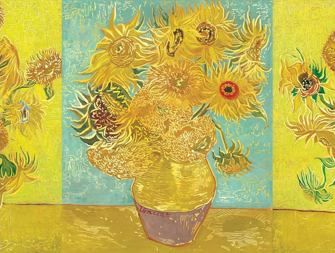 Mindbogglers Gold 500pc Jigsaw Puzzle - Van Gogh Sunflowers