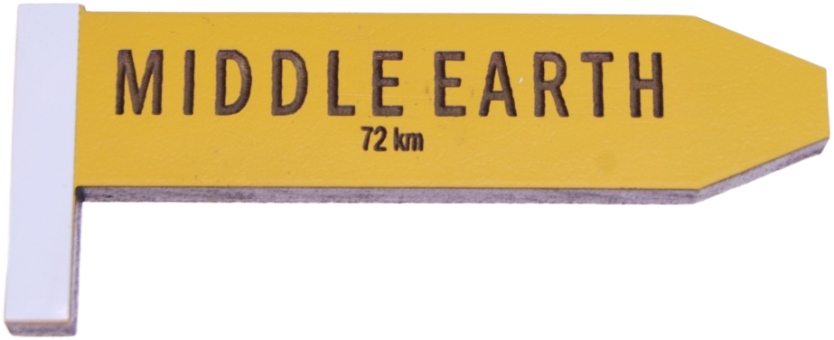 Ian Blackwell: Give Me A Sign Magnet - Middle Earth