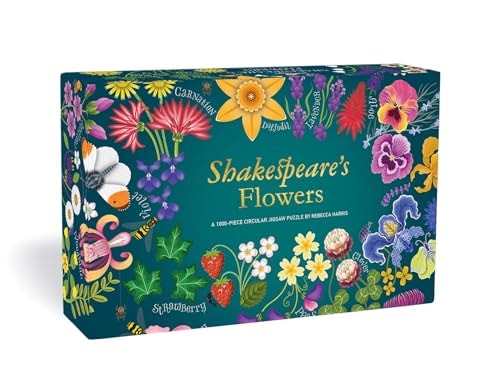 Shakespeare’s Flowers 1000 Piece Circular Puzzle
