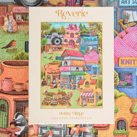 Reverie Puzzles: Hobby Village Jigsaw Puzzle - 1000 Pieces