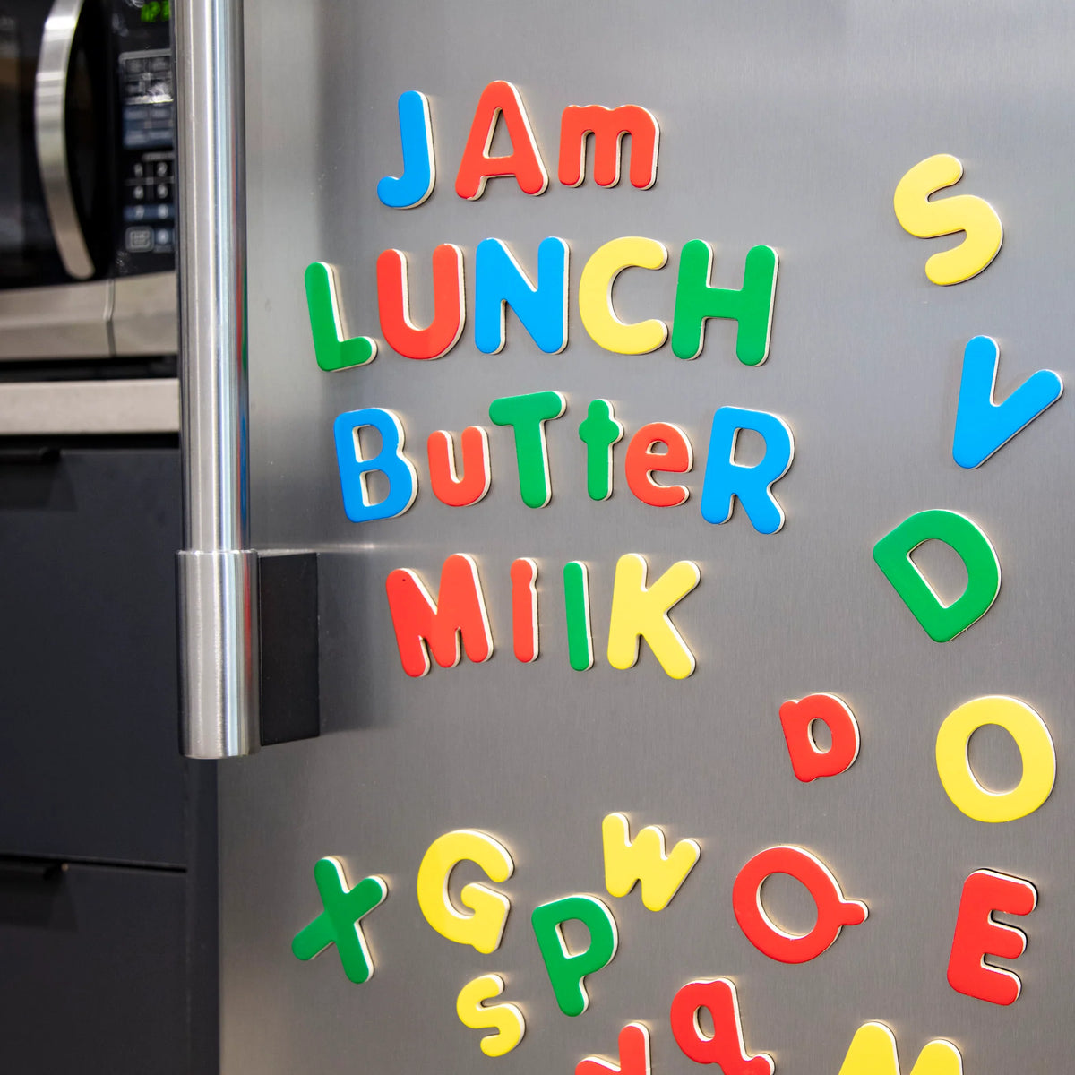 Melissa & Doug: Wooden Alphabet Magnets: 52 Pieces