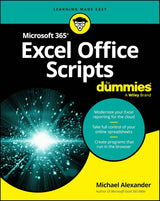 Microsoft 365 Excel Office Scripts For Dummies