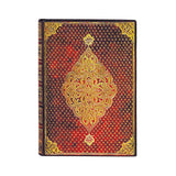 Golden Trefoil Midi Unlined Hardcover Journal (Elastic Band Closure)