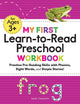 My First Learn-to-Read Preschool Workbook