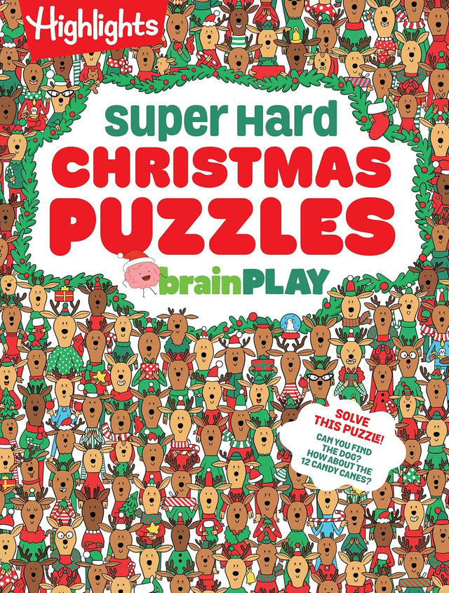 brainPLAY Super Hard Christmas Puzzles