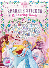 Disney Princess Unicorn Wish: Sparkle Sticker Colouring Book