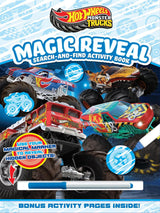 Hot Wheels Monster Trucks: Magic Reveal Search-and-Find Activity Book (Mattel)