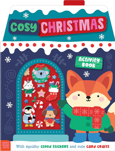 Cosy Christmas: Activity Book with Squishy Cloud Stickers