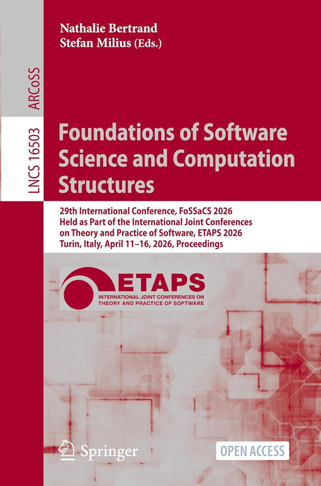 Foundations of Software Science and Computation Structures