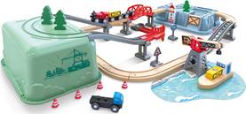 Hape: Railway Bucket Harbor Set