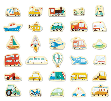 Hape: Magnetic Vehicles (30pc)