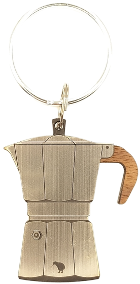 Ian Blackwell: ArtyFax Keyring - Caffettiera