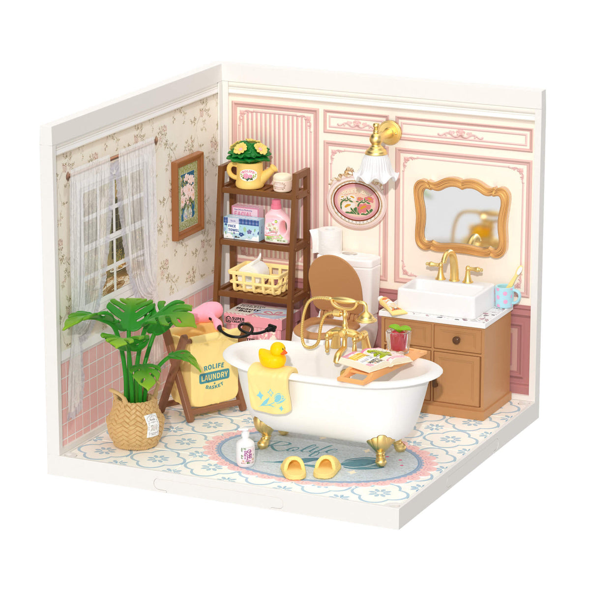 Rolife: Pop Bubble Bathroom - Super Creator Plastic DIY Miniature Puzzle