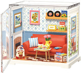 Rolife: Country Blue Lounge - Super Creator Plastic DIY Miniature Puzzle