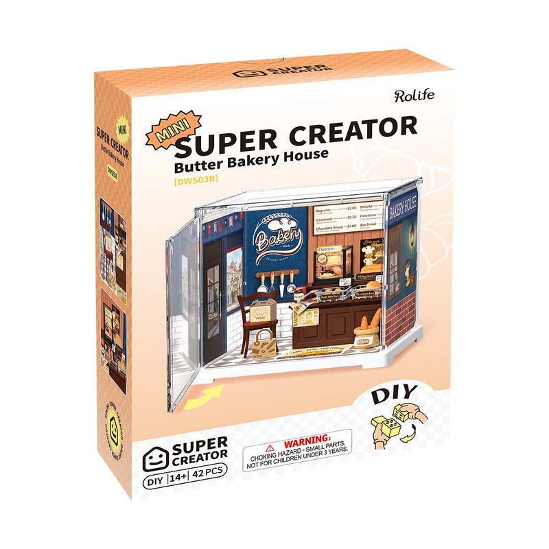 Rolife: Butter Bakery House - Super Creator Plastic DIY Miniature Puzzle