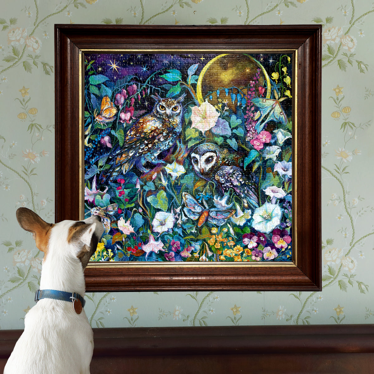 eeBoo: Moon Garden Square Puzzle - 1000pc