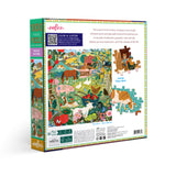 eeBoo: English Pastures Square Puzzle - 1000pc