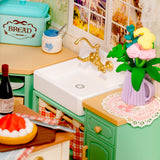 Rolife: Farmhouse Kitchen - Super Creator Plastic DIY Miniature Puzzle