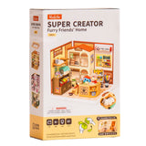 Rolife: Furry Friends' Home - Super Creator Plastic DIY Miniature Puzzle