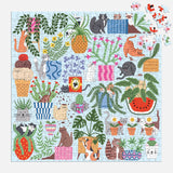 Galison Cats in the Houseplants Puzzle - 500 Piece