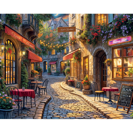 Mindbogglers Artisan 1000pc Jigsaw Puzzle - Cafe Nights