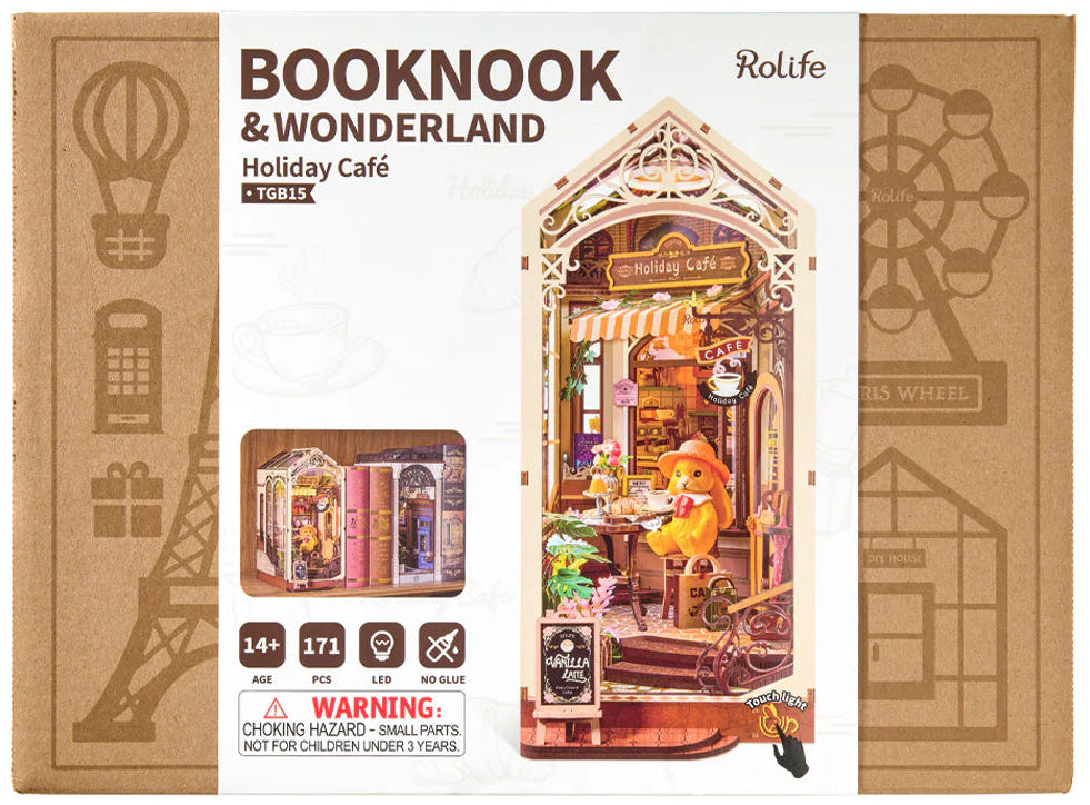 Rolife Holiday Café DIY Miniture Book Nook Puzzle - (TGB15)