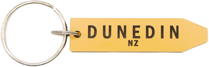 Ian Blackwell: Give Me A Sign Keyring - Dunedin