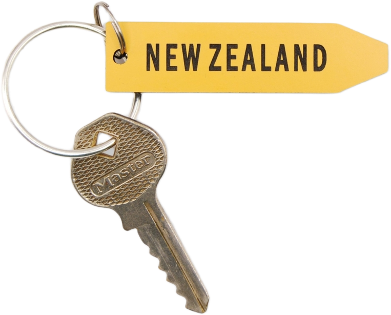 Ian Blackwell: Give Me A Sign Keyring - New Zealand