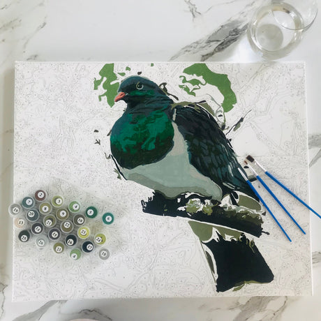 Kiwi Paint By Numbers - Kereru