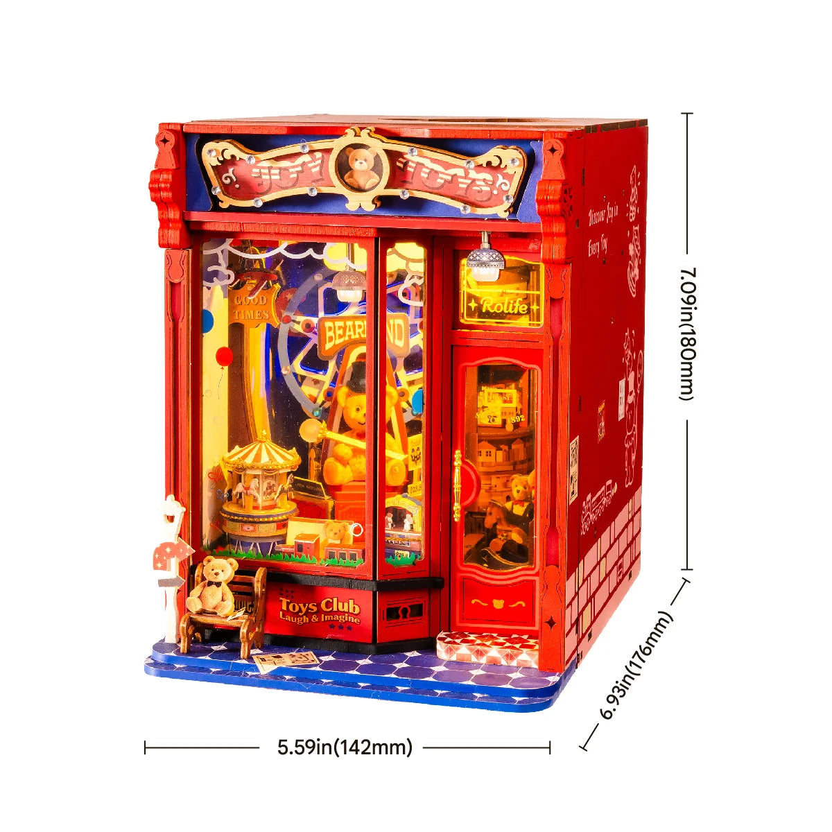 Rolife: Joy Toys DIY Book Nook Puzzle Kit - (TGE06)