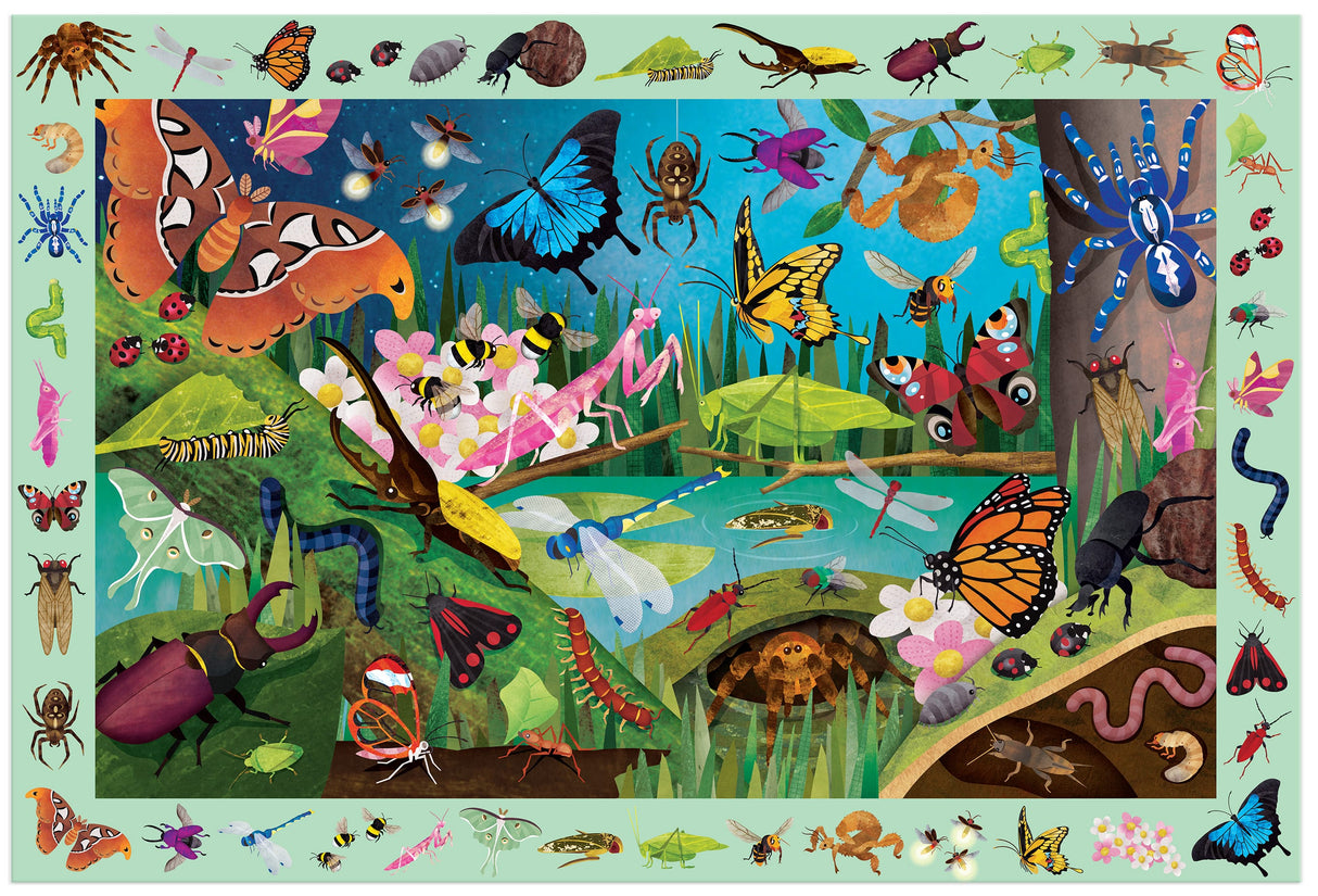 MudPuppy: Bugs & Butterflies Search & Find Puzzle - 64pc
